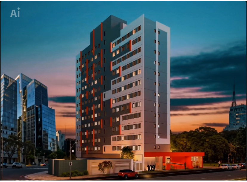 Fachada do empreendimento ZERO11, apartamento pronto para morar em Santa Cecília, São Paulo